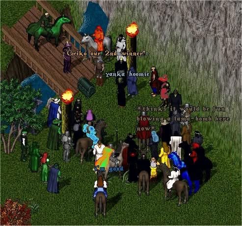 Griko takes second place as the crowd gathers